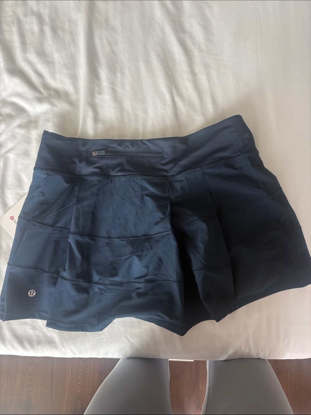 lululemon Pace Rival *Long Blue Athletic Skort - Picture 4 of 5